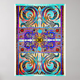 Póster Patrón elegante 57793