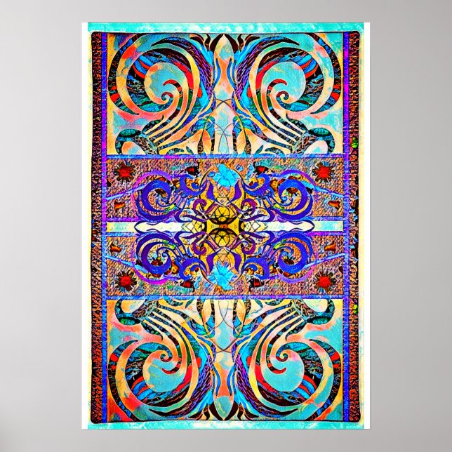 Póster Patrón elegante 57793 (Frente)