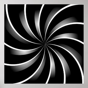 Póster Patrón espiral