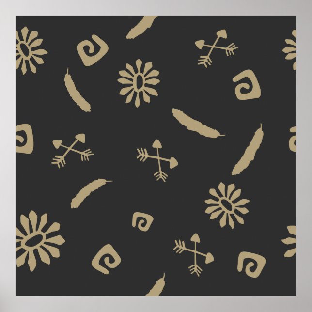 Póster Patrón estadounidense transparente (Frente)