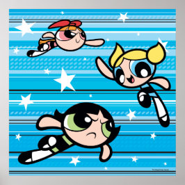 Póster Patrón estrella de Chicas Powerpuff