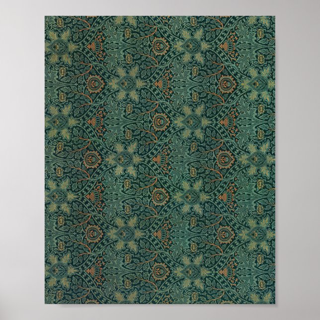 Póster Patrón famoso de William Morris en Ispahan (Frente)