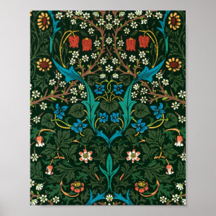 Póster Patrón famoso de William Morris Tulip