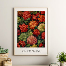 Póster Patrón floral antiguo de William Morris
