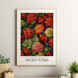 Póster Patrón floral antiguo de William Morris