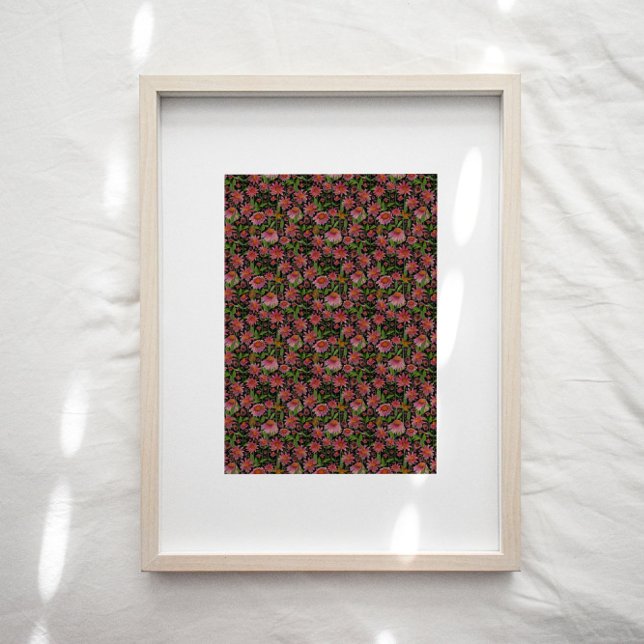 Póster Patrón floral de flores de cono (Subido por el creador)
