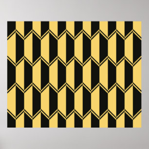 Póster Patrón geométrico abstracto