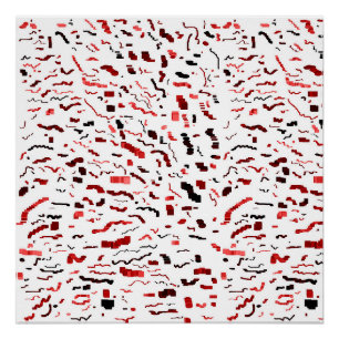 Póster Patrón geométrico abstracto