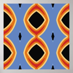 Póster Patrón geométrico abstracto.abstracto, fondo, m