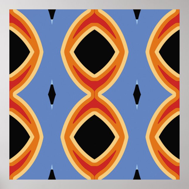 Póster Patrón geométrico abstracto.abstracto, fondo, m (Frente)