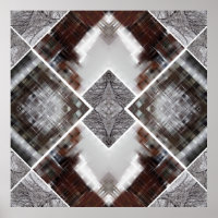 Patrón geométrico abstracto en invierno