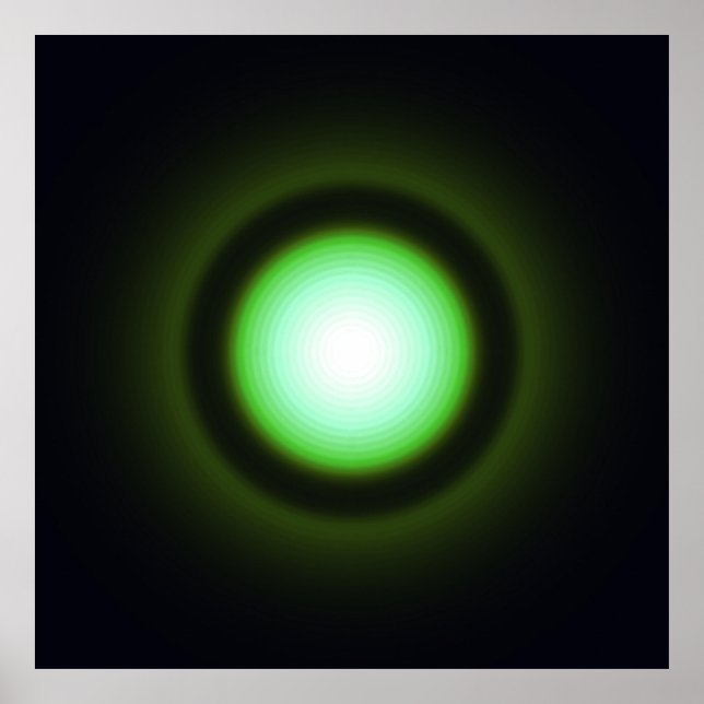 Póster Patrón geométrico de física cuántica  (Frente)
