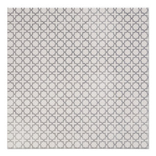 Póster Patrón geométrico islámico beige