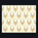 Póster Patrón geométrico sin costuras de estilo Art Deco<br><div class="desc">Patrón geométrico sin costuras de estilo Art Deco en negro y oro. Ilustracion de época. Diseño ruidoso de los años 20. Inspirado en la era del jazz. 20. Tela vintage,  textil,  papel envolvente,  papel tapiz. Dibujado a mano retro.</div>