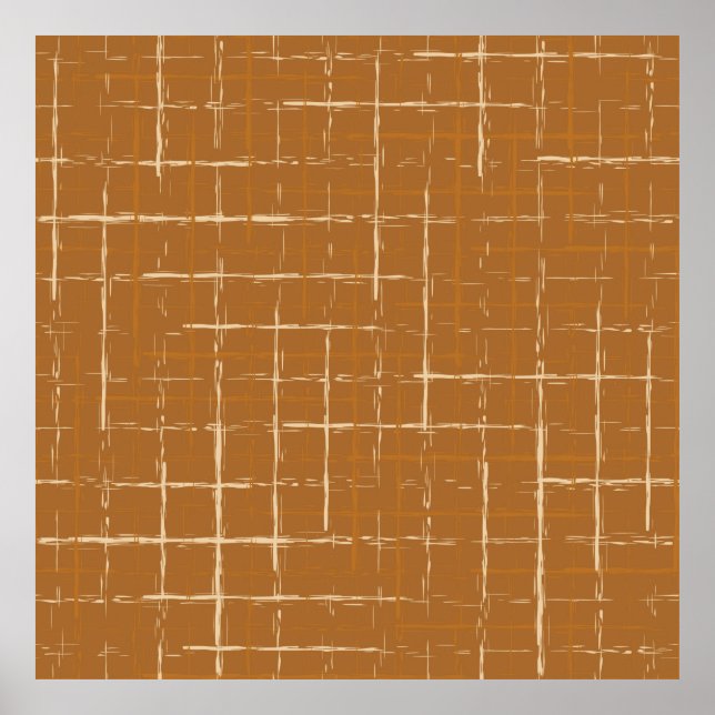 Póster Patrón geométrico sin inconvenientes con broca abs (Frente)