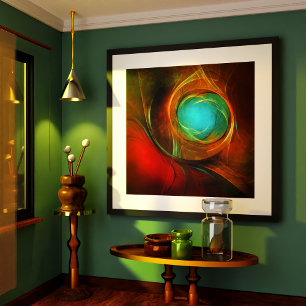 Póster Patrón Guay de Bella Artes de resumen moderno de o