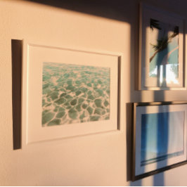 Póster Patrón hídrico y fotografía textual caribeña