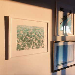 Póster Patrón hídrico y fotografía textual caribeña