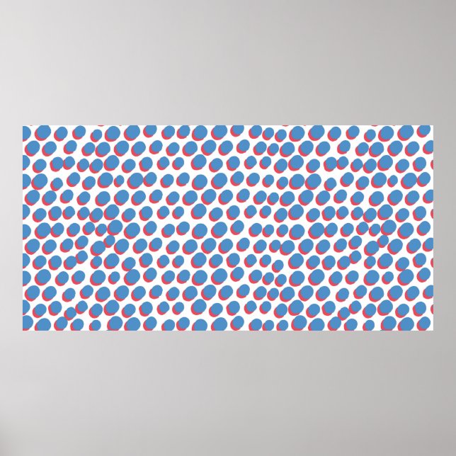 Póster patrón ininterrumpido de funky retro vintage. Vino (Frente)