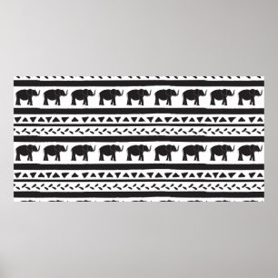 Póster Patrón ininterrumpido de repetición decorativa con