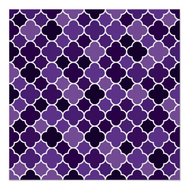 Póster Patrón marroquí (Anverso)