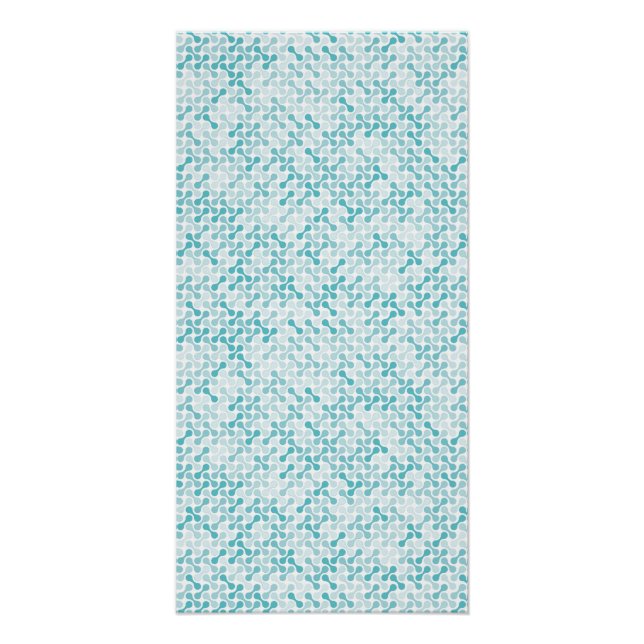 Póster Patrón metabólico azul (Anverso)