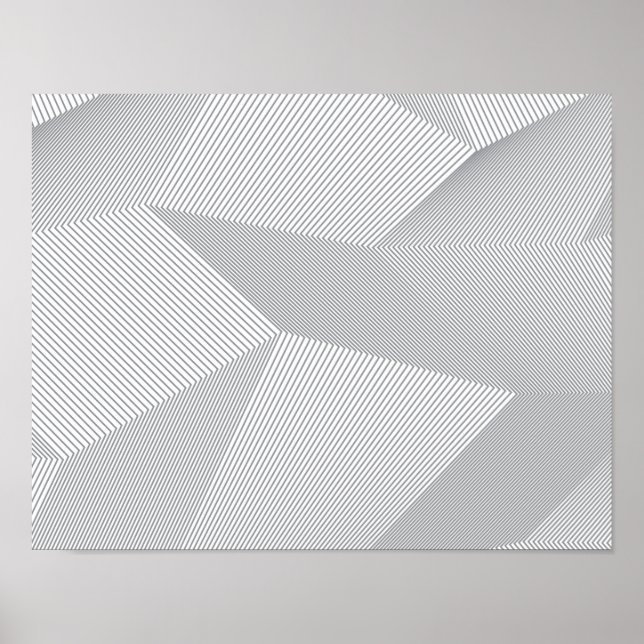 Póster Patrón moderno, moderno, fresco, sencillo, artísti (Frente)