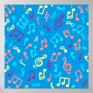 Póster Patrón musical