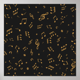 Póster Patrón musical