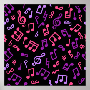 Póster Patrón musical