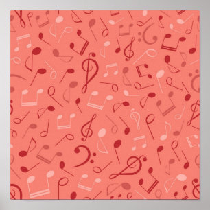 Póster Patrón musical