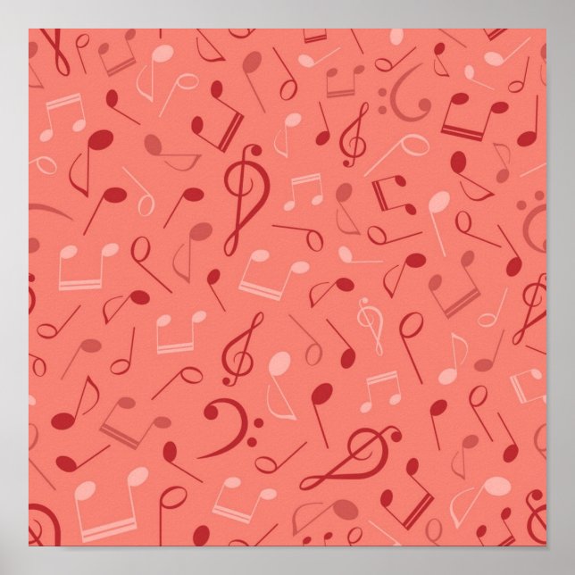 Póster Patrón musical (Frente)