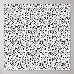 Póster Patrón musical