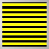 Patrón rayado de abejorro amarillo y negro negrita
