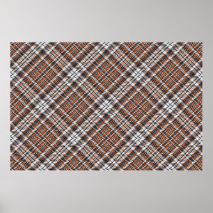 Póster Patrón sin foco de plante escocesa de tartán. Repe