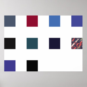 Póster Patrón sin foco. Dibujar trazos y elementos de pin