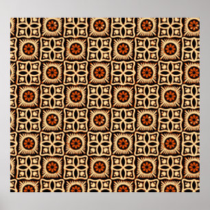 Póster Patrón textil abstracto y sin fisuras.