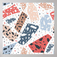 Patrón trenzado a mano de mármol del suelo de Terr