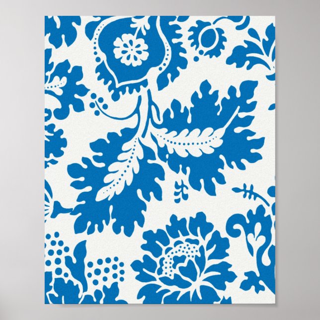 Póster Patrón veneciano de William Morris (Frente)