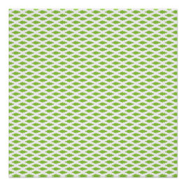 Póster Patrón verde académico para el éxito