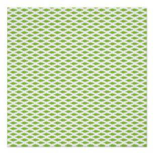 Póster Patrón verde académico para el éxito