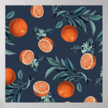 Patrón VI de limón y hoja