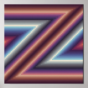 Póster patrón Z