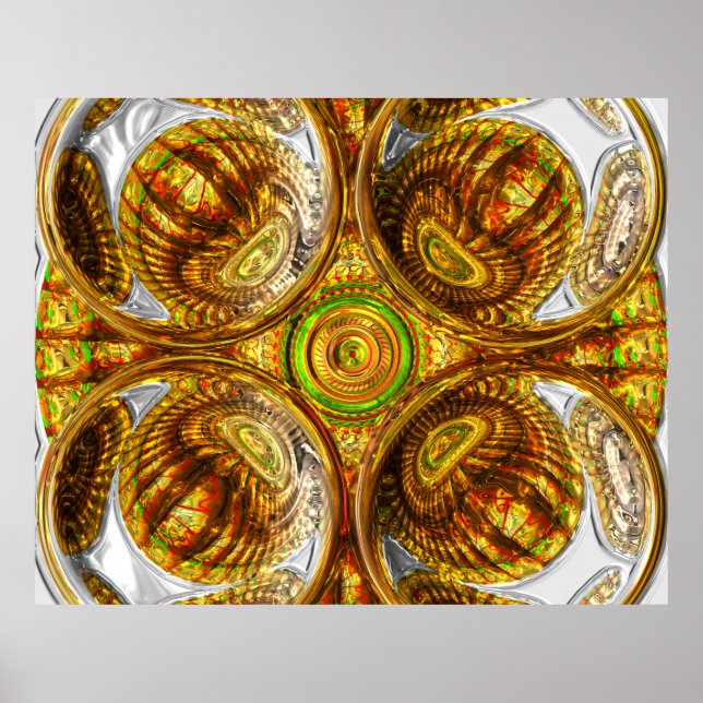 Póster Patrones abstractos 2 Poster (Frente)