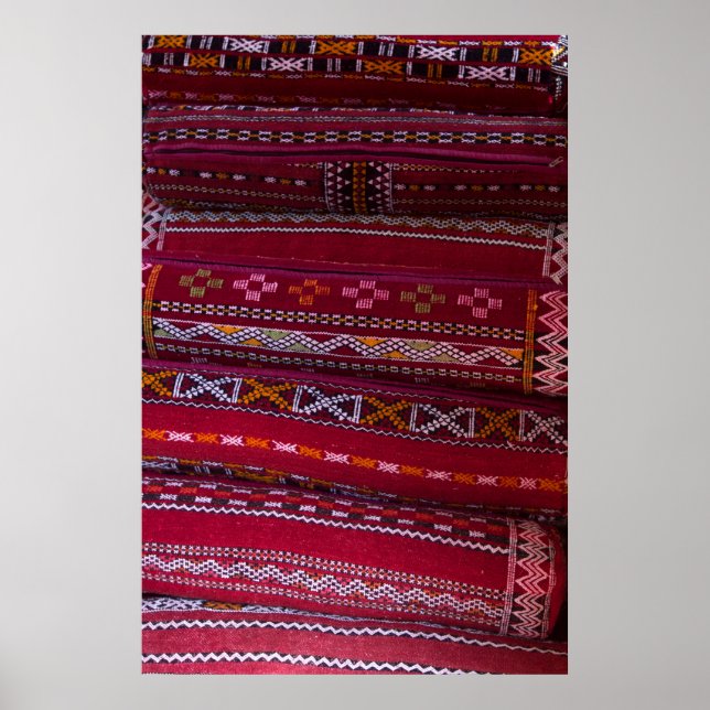 Póster Patrones de almohada textil (Frente)