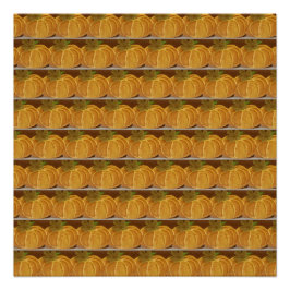 Póster Patrones de calabaza pintados