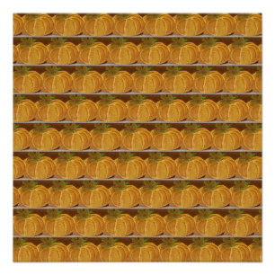 Póster Patrones de calabaza pintados
