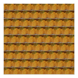 Póster Patrones de calabaza pintados