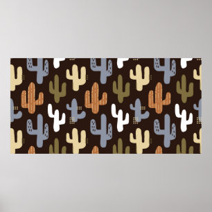 Póster patrones de fondo sin fisuras al estilo escandinav