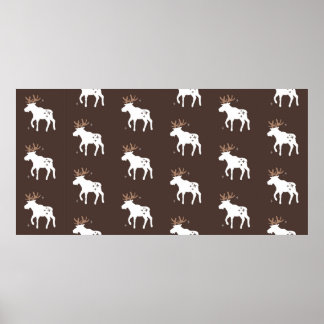 Póster Patrones de fondo sin inconvenientes en estilo esc